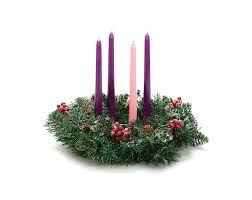 Advent wreath unlit