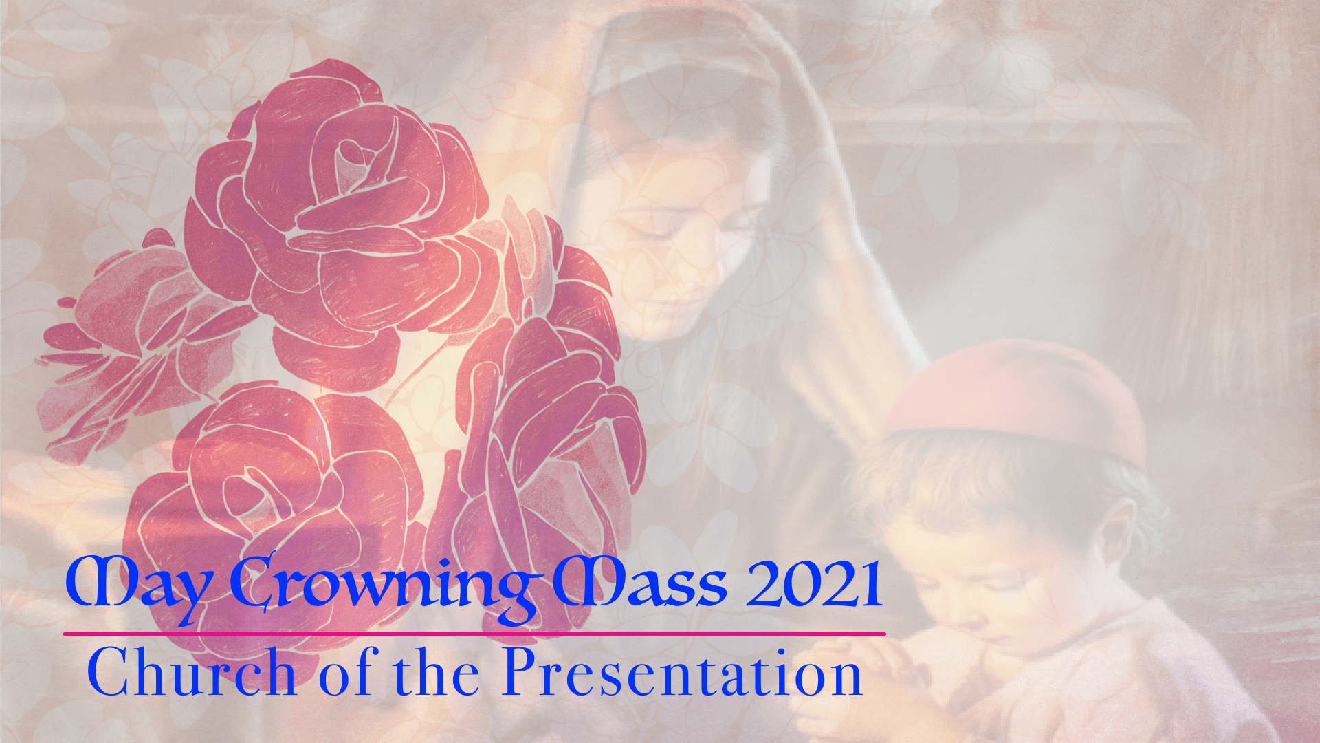 May Crowning Mass 2021 Graphics